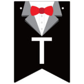 Tuxedo Pendant Banner, Bow-Krawatte Wimpelkette (Dritte Fahne)
