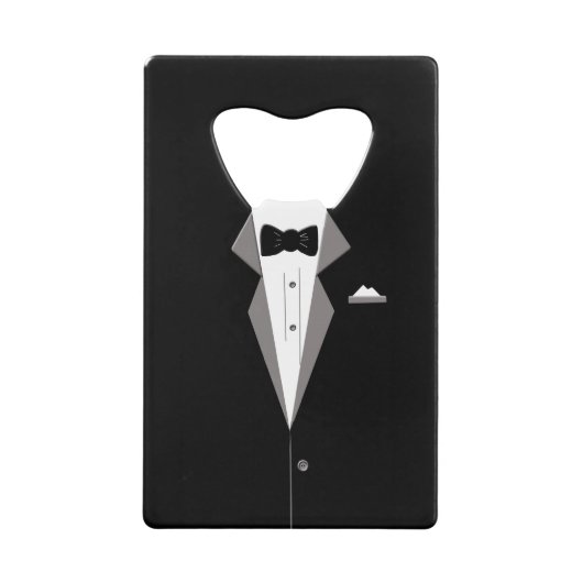 Tuxedo Personalize Flasche Opener Geldbeutel Flaschenöffner (Vorderseite)
