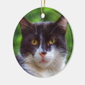 Tuxedo Portrait Keramikornament (Links)