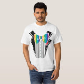 Tuxedo - Rainbow-Krawatte T-Shirt (Vorne ganz)
