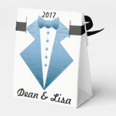 "Tuxedo Revenge" Blue Tux Geschenkschachtel (Rückseite)