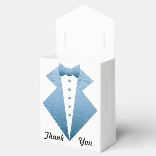 "Tuxedo Revenge" Blue Tux Geschenkschachtel (Geöffnet)