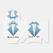 "Tuxedo Revenge" Blue Tux Geschenkschachtel (Ungefaltet)