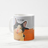 Tuxedo Rise und Shine Tasse (Vorderseite Links)