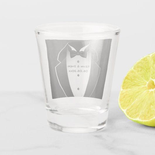 Tuxedo Schnapsglas (Rückseite)