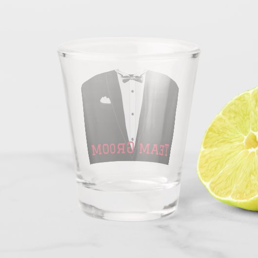 Tuxedo Schnapsglas (Rückseite)