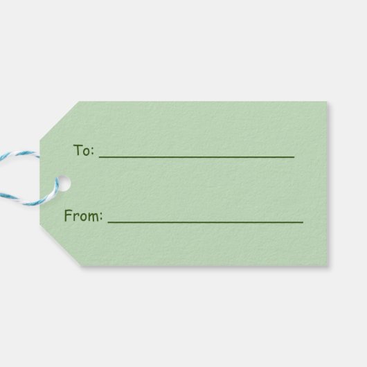 Tuxedo Schwarz-weiße Weihnachtskatze Geschenkanhänger (Rückseite Horizontal)