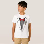 Tuxedo-Steampunk-Hochzeitsdesign T-Shirt (Vorne ganz)
