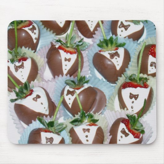 Tuxedo Strawberries Mousepad (Vorne)