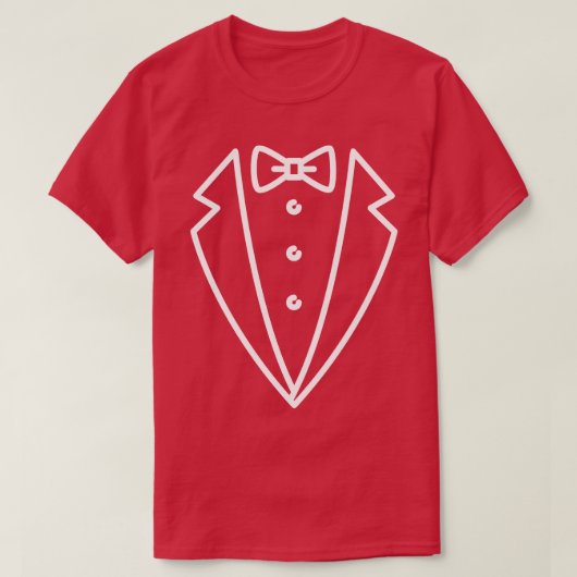 Tuxedo Style T-Shirt (Design vorne)