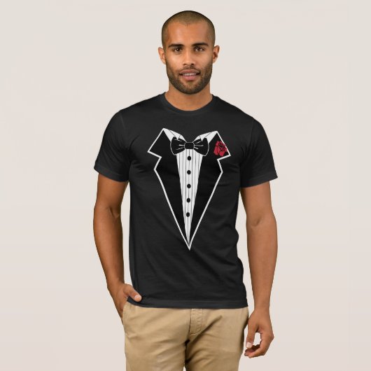 Tuxedo-T - Shirt (Vorne ganz)