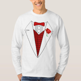 Tuxedo-T - Shirt des Valentines Tagesliebhabermit