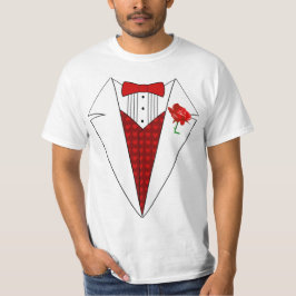 Tuxedo-T - Shirt des Valentines Tagesliebhabermit