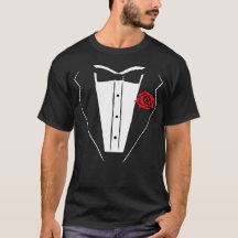 Tuxedo T - Shirt - Dunkles Shirt