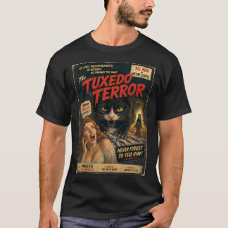Tuxedo-Terror-Horrorfilmplakat-T-Shirt T-Shirt