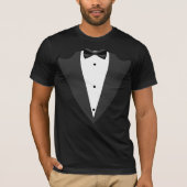 Tuxedo Trauzeuge, Trauzeuge, Schwarzweiß T - Shirt (Vorderseite)