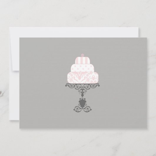 Tuxedo und Probe Abendessen Einladung (Rückseite)