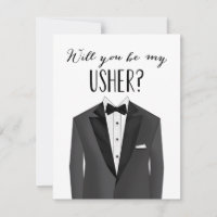 Tuxedo Usher | Einladung des Trauzeugen