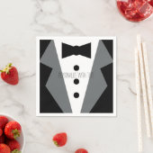 Tuxedo Wedding Serviette (Beispiel)