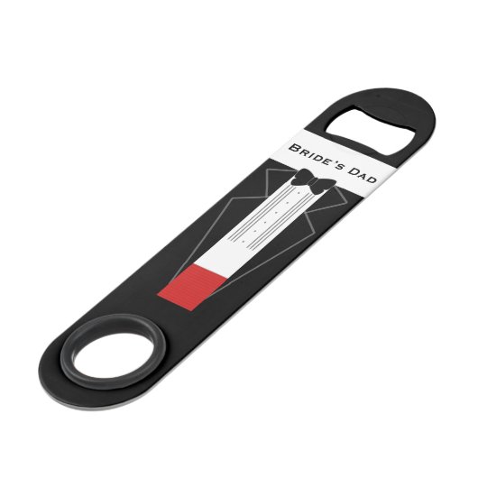 Tuxedo Wedding Vater der Braut Bar Key (Vorderseite Schrägansicht)