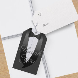 Tuxedo Wedding Vielen Dank, dass Sie Liebesmarken Geschenkanhänger
