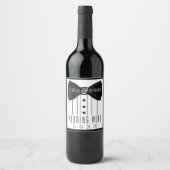 Tuxedo Wedding Wein Flasche Etikett (Vorderseite)