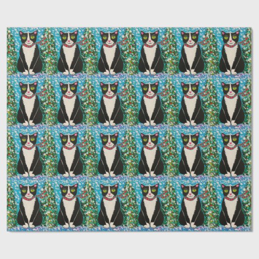 Tuxedo Weihnachten Geschenkpapier (Flach)