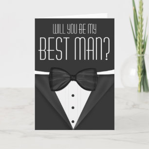 Tuxedo wirst du meine Trauzeuge Hochzeit sein Einladung