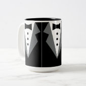 Tuxedo Zweifarbige Tasse (Vorderseite Links)