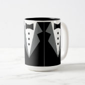 Tuxedo Zweifarbige Tasse (VorderseiteRechts)