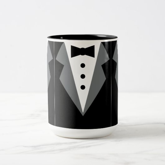 Tuxedo Zweifarbige Tasse (Mittel)