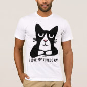 TUXEDOcat-T - Shirts, i-LIEBE MEIN TUXEDOCAT T-Shirt (Vorderseite)