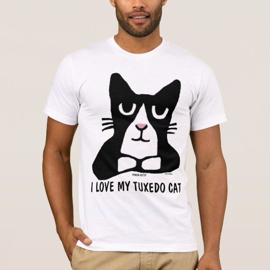 TUXEDOcat-T - Shirts, i-LIEBE MEIN TUXEDOCAT T-Shirt (Vorderseite)