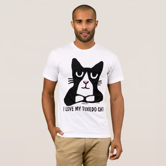 TUXEDOcat-T - Shirts, i-LIEBE MEIN TUXEDOCAT T-Shirt (Vorne ganz)
