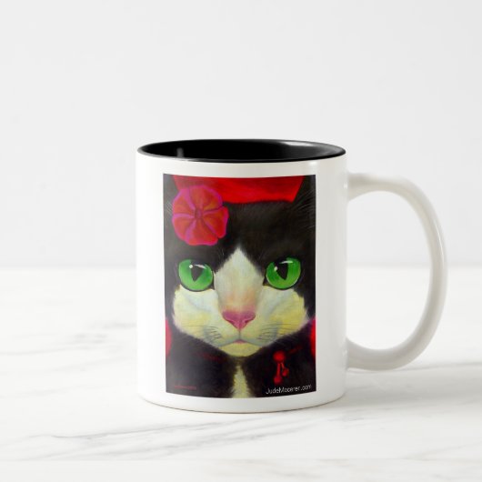 TUXEDOcat-TASSE Zweifarbige Tasse (Rechts)