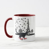 Tuxedokatze in Paris-Tasse Tasse (Links)