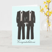 Tuxedos Karte (Gelbe Blume)