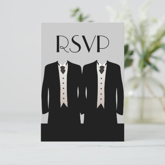 Tuxedos UAWG Einladung (Stehend Vorderseite)