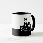 TuxedoTrio Tasse (VorderseiteRechts)