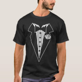 TuxedoVintager Tuxedo-lustige T-Shirt (Vorderseite)