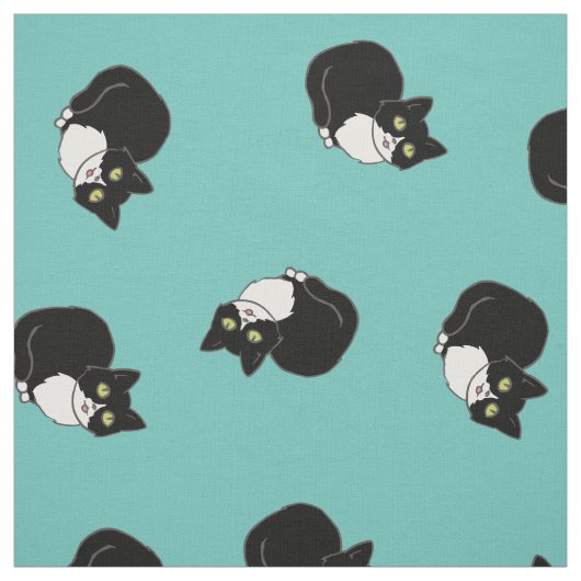 Tuxie Smokings-Katze Stoff (Muster)