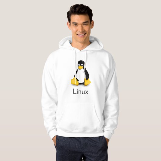 Tuxlinux-Shirt Hoodie (Vorne ganz)