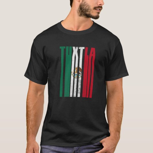 Tuxtla Gutiérrez Chiapas con Águila Mexicana T-Shirt (Vorderseite)