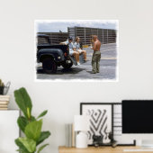 Tuy Hoa AFB Vietnam 1969 C Print Poster (Heimbüro)