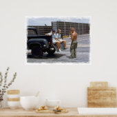 Tuy Hoa AFB Vietnam 1969 C Print Poster (Küche)