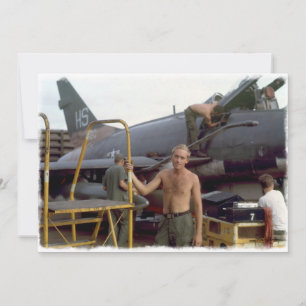 Tuy Hoa AFB Vietnam 1969 Druck A Einladung