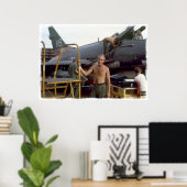 Tuy Hoa AFB Vietnam 1969 Print A Poster (Heimbüro)