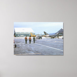 Tuy Hoa Air Base Vietnam 1969 Wrapped Canvas Leinwanddruck