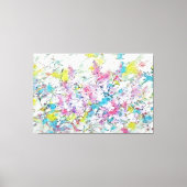 *~* TV2 Abstrakt Lilac Art Stretched Canvas Print Leinwanddruck (Vorderseite)