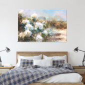 *~* TV2 Art Beach Hydrangea Canvas Print Leinwanddruck (Insitu (Schlafzimmer))